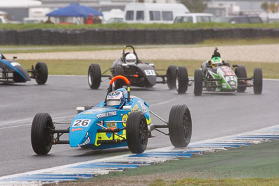 26;26;26-November-2011;Australia;Formula-Vee;Island-Magic;Jaser-F2K8;Melbourne;Open-Wheeler;PIARC;Phillip-Island;Reece-Wade;VIC;Victoria;auto;motorsport;racing;rain;super-telephoto;wet