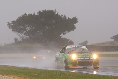 76;26-November-2011;76;Australia;Daniel-Vereker;Improved-Production;Island-Magic;Mazda-RX‒7;Mazda-RX7;Melbourne;PIARC;Phillip-Island;VIC;Victoria;auto;motorsport;racing;rain;super-telephoto;wet