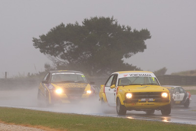 7;26-November-2011;7;Australia;David-Bone;Ford-Escort-Mk-II;Improved-Production;Island-Magic;Melbourne;PIARC;Phillip-Island;VIC;Victoria;auto;motorsport;racing;rain;super-telephoto;wet