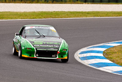 76;27-November-2011;76;Australia;Daniel-Vereker;Improved-Production;Island-Magic;Mazda-RX‒7;Mazda-RX7;Melbourne;PIARC;Phillip-Island;VIC;Victoria;auto;motorsport;racing;super-telephoto