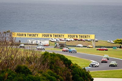 47;65;27-November-2011;65;Australia;Ford-Mustang;Fraser-Ross;Historic-Touring-Cars;Holden-Torana-GTR-XU‒1;Island-Magic;Melbourne;PIARC;Phillip-Island;Scott-Slater;Topshot;VIC;Victoria;auto;classic;motorsport;racing;scenery;super-telephoto;vintage