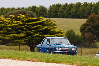 1;1;27-November-2011;Australia;Datsun-1600;Historic-Touring-Cars;Island-Magic;Melbourne;PIARC;Phillip-Island;Russell-Pilven;VIC;Victoria;auto;classic;motorsport;racing;super-telephoto;vintage