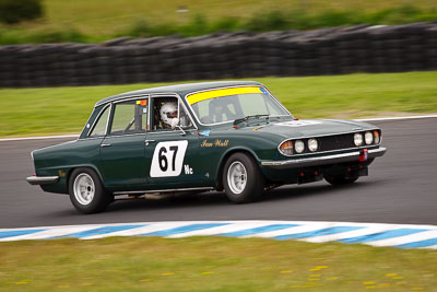 67;27-November-2011;67;Australia;Historic-Touring-Cars;Ian-Watt;Island-Magic;Melbourne;PIARC;Phillip-Island;Triumph-2500-PI-Mk-II;VIC;Victoria;auto;classic;motorsport;racing;super-telephoto;vintage