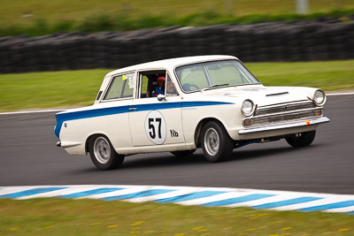 57;27-November-2011;57;Australia;Ford-Cortina;Historic-Touring-Cars;Island-Magic;Melbourne;PIARC;Phillip-Island;Simon-Browning;VIC;Victoria;auto;classic;motorsport;racing;super-telephoto;vintage