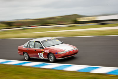 52;27-November-2011;52;Australia;Holden-Commodore-VN;Island-Magic;Melbourne;PIARC;Peter-Hogan;Phillip-Island;Sports-Sedans;VIC;Victoria;auto;motion-blur;motorsport;racing;speed;telephoto