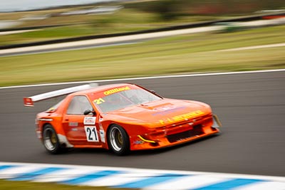 21;21;27-November-2011;Australia;Graeme-Gilliland;Island-Magic;Mazda-RX‒7;Mazda-RX7;Melbourne;PIARC;Phillip-Island;Sports-Sedans;VIC;Victoria;auto;motion-blur;motorsport;racing;speed;telephoto