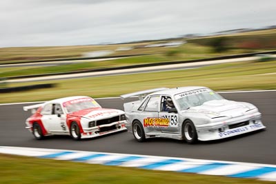 53;27-November-2011;Australia;Holden-Commodore-VL;Island-Magic;Melbourne;PIARC;Phil-Webster;Phillip-Island;Sports-Sedans;Topshot;VIC;Victoria;auto;motion-blur;motorsport;racing;speed;telephoto