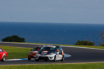 47;27-November-2011;Australia;Doug-Greenslade;Ford-Fiesta-XR4;Improved-Production;Island-Magic;Melbourne;PIARC;Phillip-Island;VIC;Victoria;auto;motorsport;racing;scenery;sky;super-telephoto