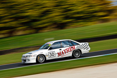 30;27-November-2011;30;Australia;Holden-Commodore-VP;Improved-Production;Island-Magic;Melbourne;PIARC;Phillip-Island;Scott-Coilson;VIC;Victoria;auto;motion-blur;motorsport;racing;speed;telephoto