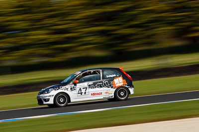 47;27-November-2011;Australia;Doug-Greenslade;Ford-Fiesta-XR4;Improved-Production;Island-Magic;Melbourne;PIARC;Phillip-Island;VIC;Victoria;auto;motion-blur;motorsport;racing;speed;telephoto