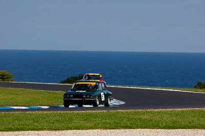 67;27-November-2011;67;Australia;Historic-Touring-Cars;Ian-Watt;Island-Magic;Melbourne;PIARC;Phillip-Island;Triumph-2500-PI-Mk-II;VIC;Victoria;auto;classic;motorsport;racing;scenery;sky;super-telephoto;vintage