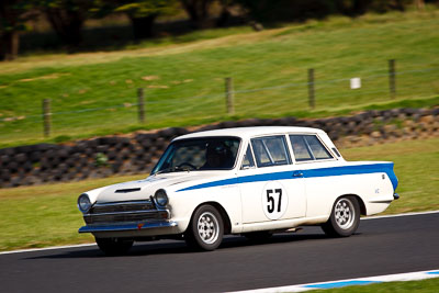 57;27-November-2011;57;Australia;Ford-Cortina;Historic-Touring-Cars;Island-Magic;Melbourne;PIARC;Phillip-Island;Simon-Browning;VIC;Victoria;auto;classic;motorsport;racing;super-telephoto;vintage