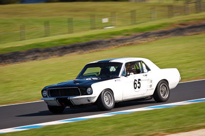 65;27-November-2011;65;Australia;Ford-Mustang;Fraser-Ross;Historic-Touring-Cars;Island-Magic;Melbourne;PIARC;Phillip-Island;VIC;Victoria;auto;classic;motorsport;racing;super-telephoto;vintage