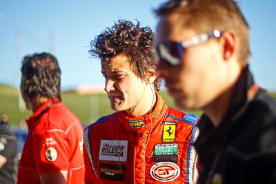 24-February-2012;50mm;Australia;Bathurst;Bathurst-12-Hour;Dominik-Farnbacher;Maranello-Motorsport;Mt-Panorama;NSW;New-South-Wales;atmosphere;auto;endurance;motorsport;paddock;pitlane;portrait;racing