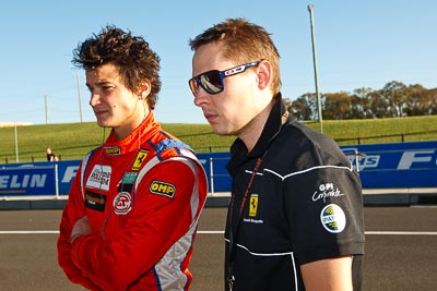 24-February-2012;Allan-Simonsen;Australia;Bathurst;Bathurst-12-Hour;Dominik-Farnbacher;Maranello-Motorsport;Mt-Panorama;NSW;New-South-Wales;atmosphere;auto;endurance;motorsport;paddock;pitlane;portrait;racing;wide-angle