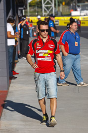 24-February-2012;Australia;Bathurst;Bathurst-12-Hour;Christian-Klien;Mt-Panorama;NSW;New-South-Wales;atmosphere;auto;endurance;motorsport;paddock;pitlane;portrait;racing;telephoto