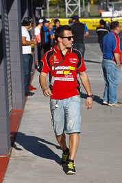 24-February-2012;Australia;Bathurst;Bathurst-12-Hour;Christian-Klien;Mt-Panorama;NSW;New-South-Wales;atmosphere;auto;endurance;motorsport;paddock;pitlane;portrait;racing;telephoto