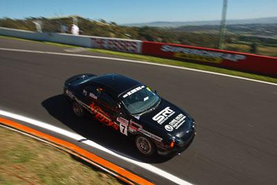 7;24-February-2012;7;Australia;Bathurst;Bathurst-12-Hour;Ford-Falcon-AU;Mt-Panorama;NSW;New-South-Wales;Saloon-Cars;Sam-Milton;auto;endurance;motorsport;racing;wide-angle