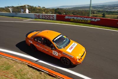 82;24-February-2012;82;Australia;Bathurst;Bathurst-12-Hour;Ford-Falcon-AU;Geoff-Brown;Mt-Panorama;NSW;New-South-Wales;Saloon-Cars;auto;endurance;motorsport;racing;wide-angle