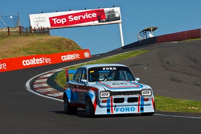 66;24-February-2012;Australia;Bathurst;Bathurst-12-Hour;Ford-Escort-Mk-I;Garry-Ford;Mt-Panorama;NSW;New-South-Wales;Sports-Sedans;auto;endurance;motorsport;racing;telephoto