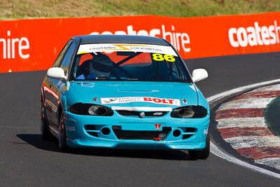 86;24-February-2012;86;Australia;Bathurst;Bathurst-12-Hour;David-Runkel;Mt-Panorama;NSW;New-South-Wales;Proton-Satria-GTI;Sports-Sedans;auto;endurance;motorsport;racing;super-telephoto