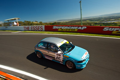 86;24-February-2012;86;Australia;Bathurst;Bathurst-12-Hour;David-Runkel;Mt-Panorama;NSW;New-South-Wales;Proton-Satria-GTI;Sports-Sedans;auto;endurance;motorsport;racing;wide-angle