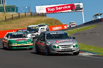 2;2;24-February-2012;Australia;Bathurst;Bathurst-12-Hour;Ford-Falcon-AU;Improved-Production;Mt-Panorama;NSW;New-South-Wales;Sam-Maio;auto;endurance;motorsport;racing;telephoto