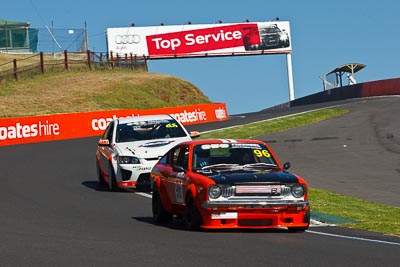 96;24-February-2012;Australia;Bathurst;Bathurst-12-Hour;Datsun-120Y;Doug-Moss;Improved-Production;Mt-Panorama;NSW;New-South-Wales;auto;endurance;motorsport;racing;telephoto