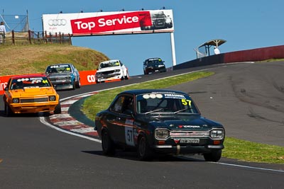 57;24-February-2012;57;Australia;Bathurst;Bathurst-12-Hour;Ford-Escort-Mk-I;Improved-Production;Mt-Panorama;NSW;New-South-Wales;Scott-Wiggins;auto;endurance;motorsport;racing;telephoto