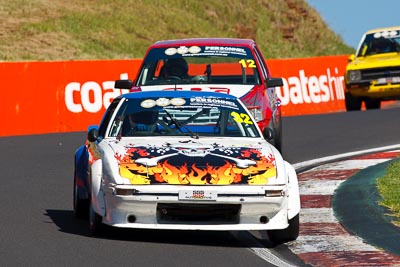 32;24-February-2012;Australia;Bathurst;Bathurst-12-Hour;Improved-Production;Mazda-RX‒7;Mazda-RX7;Mt-Panorama;NSW;New-South-Wales;Peter-Foote;auto;endurance;motorsport;racing;super-telephoto