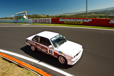86;24-February-2012;86;Australia;BMW-E30;Bathurst;Bathurst-12-Hour;Improved-Production;Mt-Panorama;NSW;New-South-Wales;Robert-Braune;auto;endurance;motorsport;racing;wide-angle