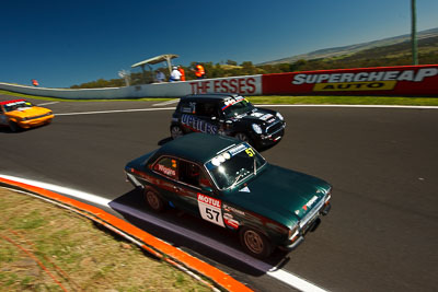 57;24-February-2012;57;Australia;Bathurst;Bathurst-12-Hour;Ford-Escort-Mk-I;Improved-Production;Mt-Panorama;NSW;New-South-Wales;Scott-Wiggins;auto;endurance;motorsport;racing;wide-angle
