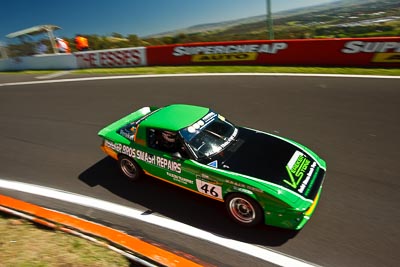 46;24-February-2012;Australia;Bathurst;Bathurst-12-Hour;Improved-Production;Kane-Vereker;Mazda-RX‒7;Mazda-RX7;Mt-Panorama;NSW;New-South-Wales;auto;endurance;motorsport;racing;wide-angle