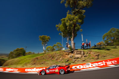 17;17;24-February-2012;Allan-Simonsen;Australia;Bathurst;Bathurst-12-Hour;Dominik-Farnbacher;Ferrari-458-Italia-GT3;John-Bowe;Maranello-Motorsport;Mt-Panorama;NSW;New-South-Wales;Peter-Edwards;auto;endurance;motorsport;racing;sky;wide-angle