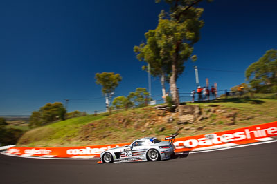 20;20;24-February-2012;Australia;Bathurst;Bathurst-12-Hour;Bret-Curtis;Erebus-Motorsport;Erebus-Racing;Jeroen-Bleekemolen;Mercedes‒Benz-SLS-AMG-GT3;Mt-Panorama;NSW;New-South-Wales;Peter-Hackett;Tim-Slade;auto;endurance;motorsport;racing;sky;wide-angle