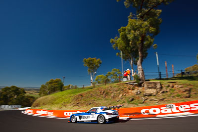 21;21;24-February-2012;Australia;Bathurst;Bathurst-12-Hour;Black-Falcon;Mercedes‒Benz-SLS-AMG-GT3;Mt-Panorama;NSW;New-South-Wales;Rob-Wilson;Sean-Patrick-Breslin;Sean-Paul-Breslin;Vimal-Mehta;auto;endurance;motorsport;racing;sky;wide-angle