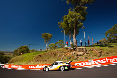 66;24-February-2012;Allan-Dippie;Australia;Bathurst;Bathurst-12-Hour;Bruce-Thomlinson;Mark-Maddren;Motorsport-Services;Mt-Panorama;NSW;New-South-Wales;Porsche-911-GT3-Cup-996;auto;endurance;motorsport;racing;sky;wide-angle