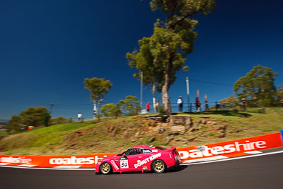 54;24-February-2012;54;Adam-Beechey;Anthony-Alford;Australia;Bathurst;Bathurst-12-Hour;Donut-King;Mt-Panorama;NSW;New-South-Wales;Nissan-GT‒R;Peter-Leemhuis;auto;endurance;motorsport;racing;sky;wide-angle