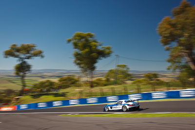 21;21;24-February-2012;Australia;Bathurst;Bathurst-12-Hour;Black-Falcon;Mercedes‒Benz-SLS-AMG-GT3;Mt-Panorama;NSW;New-South-Wales;Rob-Wilson;Sean-Patrick-Breslin;Sean-Paul-Breslin;Vimal-Mehta;auto;endurance;motion-blur;motorsport;racing;sky;wide-angle