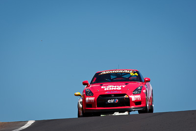 54;24-February-2012;54;Adam-Beechey;Anthony-Alford;Australia;Bathurst;Bathurst-12-Hour;Donut-King;Mt-Panorama;NSW;New-South-Wales;Nissan-GT‒R;Peter-Leemhuis;auto;endurance;motorsport;racing;sky;super-telephoto