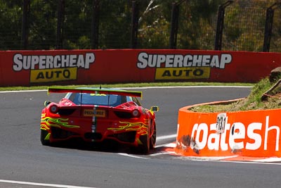 33;24-February-2012;33;Australia;Bathurst;Bathurst-12-Hour;Clearwater-Racing;Craig-Baird;Ferrari-458-Italia-GT3;Matt-Griffin;Mok-Weng-Sun;Mt-Panorama;NSW;New-South-Wales;auto;endurance;motorsport;racing;super-telephoto