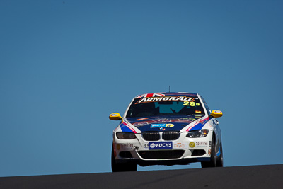 28;24-February-2012;Australia;BMW-335i;Bathurst;Bathurst-12-Hour;Christian-DAgostin;GWS-Personnel-Motorsport;Garth-Duffy;Mt-Panorama;NSW;New-South-Wales;Peter-ODonnell;auto;endurance;motorsport;racing;sky;super-telephoto