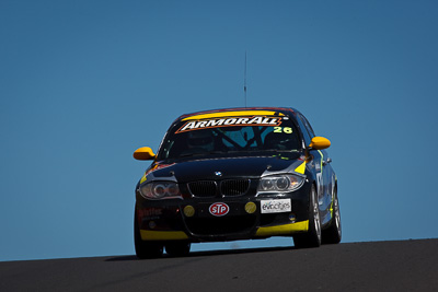 26;24-February-2012;26;Angus-Chapel;Australia;BMW-130i;Bathurst;Bathurst-12-Hour;GWS-Personnel-Motorsport;Mt-Panorama;NSW;New-South-Wales;Richard-Gartner;Tony-Prior;auto;endurance;motorsport;racing;sky;super-telephoto