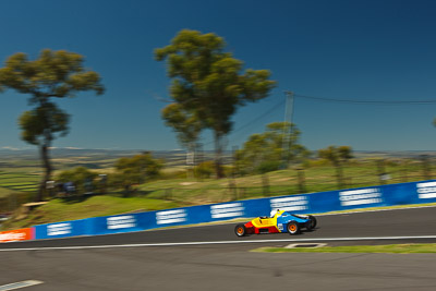 38;24-February-2012;38;Australia;Bathurst;Bathurst-12-Hour;Formula-Ford;Mt-Panorama;NSW;New-South-Wales;Open-Wheeler;Ross-Firth;Van-Diemen-RF88;auto;endurance;motion-blur;motorsport;racing;sky;wide-angle