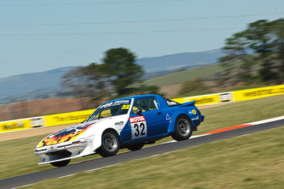 32;24-February-2012;Australia;Bathurst;Bathurst-12-Hour;Improved-Production;Mazda-RX‒7;Mazda-RX7;Mt-Panorama;NSW;New-South-Wales;Peter-Foote;auto;endurance;motion-blur;motorsport;racing;telephoto
