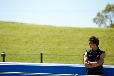 24-February-2012;Australia;Bathurst;Bathurst-12-Hour;Dominik-Farnbacher;Maranello-Motorsport;Mt-Panorama;NSW;New-South-Wales;atmosphere;auto;endurance;motorsport;paddock;pitlane;portrait;racing;telephoto