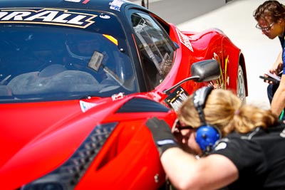 17;17;24-February-2012;Australia;Bathurst;Bathurst-12-Hour;Ferrari-458-Italia-GT3;John-Bowe;Maranello-Motorsport;Mt-Panorama;NSW;New-South-Wales;atmosphere;auto;endurance;in‒car;motorsport;paddock;pitlane;portrait;racing;telephoto