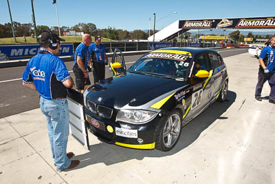 26;24-February-2012;26;Angus-Chapel;Australia;BMW-130i;Bathurst;Bathurst-12-Hour;GWS-Personnel-Motorsport;Mt-Panorama;NSW;New-South-Wales;Richard-Gartner;Tony-Prior;atmosphere;auto;endurance;motorsport;pitlane;racing;wide-angle