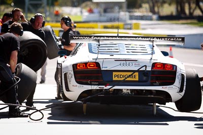 2;2;24-February-2012;Audi-R8-LMS;Australia;Bathurst;Bathurst-12-Hour;Craig-Lowndes;Mark-Eddy;Mt-Panorama;NSW;New-South-Wales;Phoenix-Racing;Warren-Luff;atmosphere;auto;endurance;motorsport;pitlane;racing;telephoto