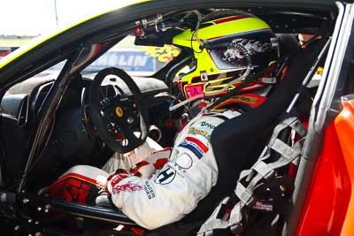 33;24-February-2012;33;Australia;Bathurst;Bathurst-12-Hour;Clearwater-Racing;Ferrari-458-Italia-GT3;Mok-Weng-Sun;Mt-Panorama;NSW;New-South-Wales;atmosphere;auto;endurance;in‒car;motorsport;paddock;pitlane;portrait;racing;wide-angle